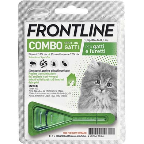 Frontline combo pour chats paquet de 1-pipette
