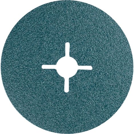 PFERD TOOLS Zirkon Fiberscheibe Ø 100mm Z60 für hohen Abtrag auf Stahl 25 Stk (1/4)