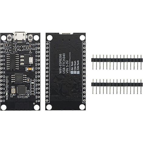 El CH340G NODEMCU es totalmente compatible con el antiguo módulo ESP8266 32M LoT USB a serie TTL. (1/5)