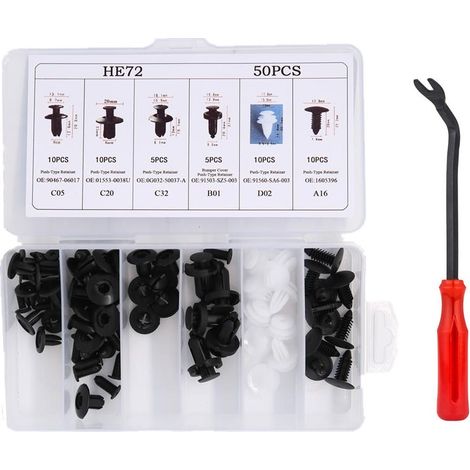 Supports de voiture en sachet plastique de 50 (1/5)