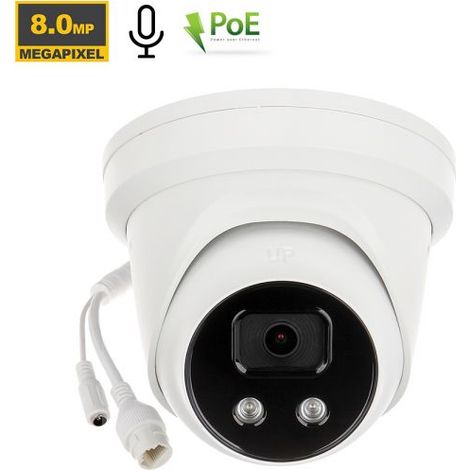 Hikvision telecamera Dome IP 8Mp Ottica 2.8 mm Poe IR 30 m - DS-2CD2386G2-I F