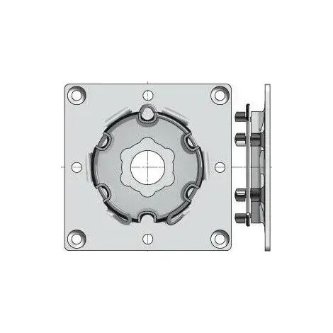9763508 - Somfy 100x100 Plattenbedienerhalterung