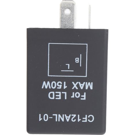 Relais clignotant LED 2 broches normalement ouvert, module étanche à la poussière pour électronique automobile. (1/5)