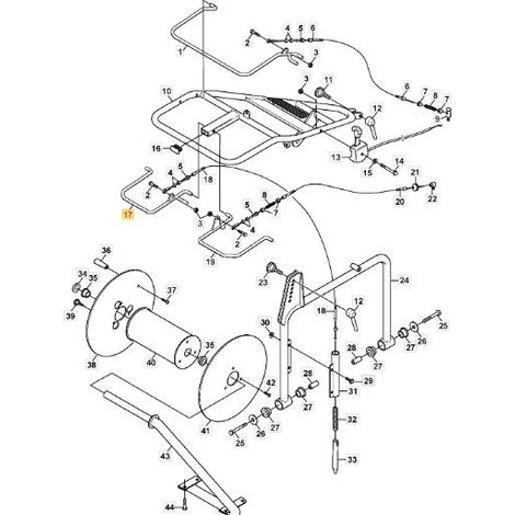 ORIGINAL STIGA RECHTER HEBEL – 1126-8093-01