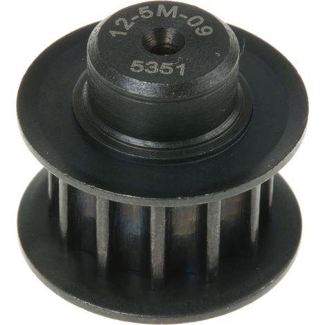 Poulie pour courroie crantée en Acier 12 dents , pas de 5mm, alésage 4mm ( Prix pour 1 )