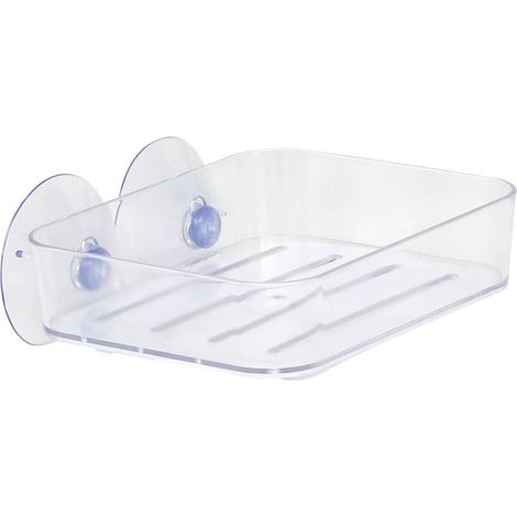 Seifenhalter ps auf saugnäpfen - transparent - Tendance (1/2)