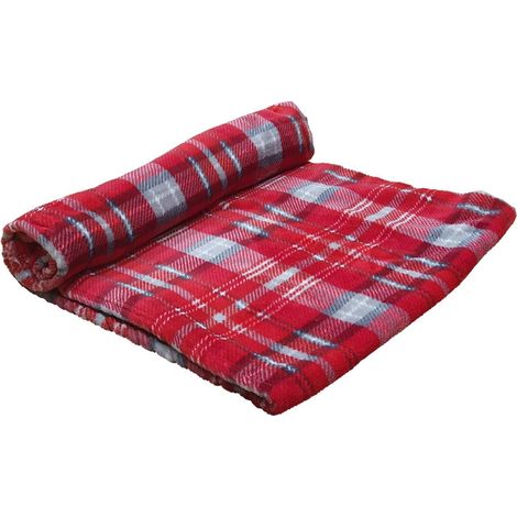 Nobby Hundedecke Fleece Christmas Kareli rot 150 x 100 cm Decke
