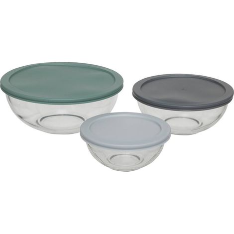 Set di 3 contenitori in vetro - 5five (1/5)