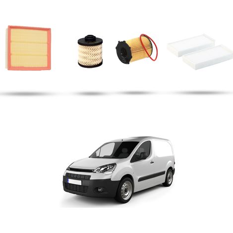 Kit tagliando 4 filtri compatibile con Citroen Berlingo II 1.6 BlueHDI 88kw dal 2015 (1/5)