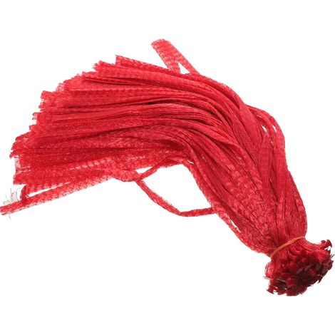Red Mesh Bags for Vegetables and Fruits 35cm for Kitchen and