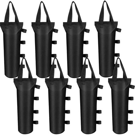 Lot de 8 Sac de Lestage pour Tonnelle Sac de Sable, Poids de Lestage, Poids pour Tonnelle Convient aux Auvents Tentes Parasols Terrasses Parasols (65x20cm) (1/5)