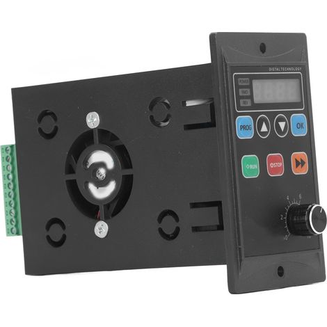 Variateur de fréquence à commande vectorielle 60 W monophasé, entrée 176-264 V, sortie triphasée 0-220 V pour mini-moteur (1/5)