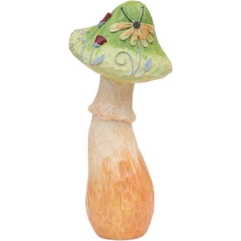 Résine Champignon Figurine Décorative Ornement Artisanat Modèle Fournitures (1/4)