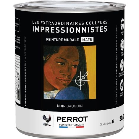 PEINTURE MURALE MATE NOIR GAUGUIN  2L  - PERROT (1/3)