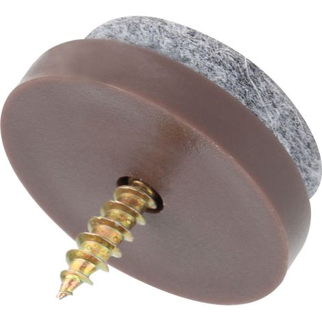 50 clous de fixation pour pieds de meubles, antidérapants et insonorisants, en feutre, pour canapés et chaises, 22 mm (1/5)