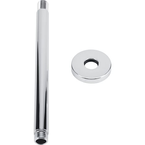 Bras de Douche Mural Réglable en Acier Inoxydable, 25,4 cm, Extension Durable pour Pommeau de Douche au Plafond, Installation Facile sans Outils (1/5)