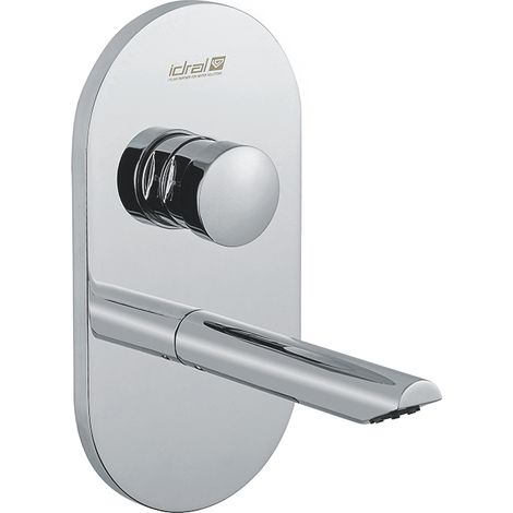 Rubinetto temporizzato lavabo serie 700 da incasso con bocca di erogazione - Idral (1/2)