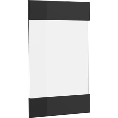 Frente de cocina R-Line, Negro brillo intenso, 39.6 x 59 cm frente de mueble para armario mural con vitrina, Vicco (1/5)