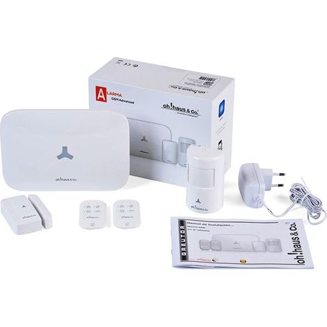 ALLARME GSM+SENS MOV+PORTA/FINESTRA+2 TELECOMANDI