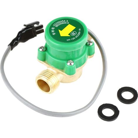 1 PCS HT-120 AC220V 0.5A G1/2-1/2 Commutateur Capteur De Débit Pompe À Eau Pour Pressurisation Et Circulation Eau Chaude (1/5)