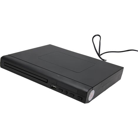 Mini lecteur DVD HD intégré PAL NTSC avec interface USB 2.0, télécommande, lecteur CD de salon et câble RCA pour TV (prise UE 110-240 V). (1/5)