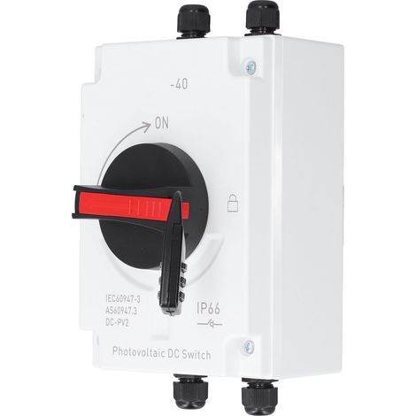 DC 1200V 32A Trennschalter für Solarmodule, IP66 wasserdichter Photovoltaik-Schalter, Abschalt-Wechselrichter für PV-Anlagen. (1/5)