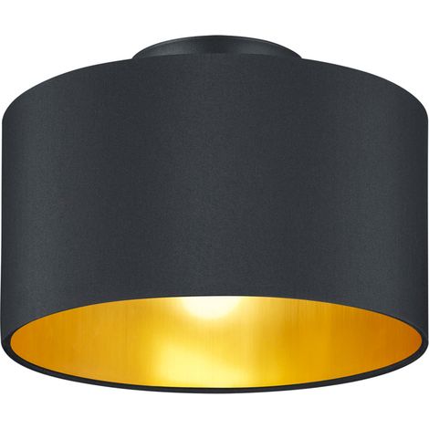 Plafoniera da Interno  E14 in Metallo Nero Opaco