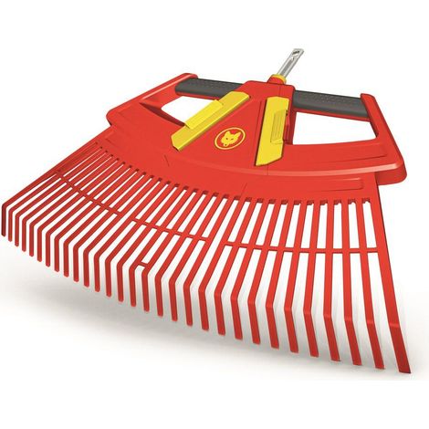 Wolf-Garten – Râteau à feuilles 4 en 1 – Largeur de travail réglable 20-76 cm – Acier – Pour ramassage efficace des feuilles et déchets verts