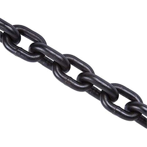 Barrière De Sécurité En Chaîne Plastique 5 Mètres x 6 MM - Clôture Durable Pour Jardin Et Espaces Publics (Noir) (1/5)