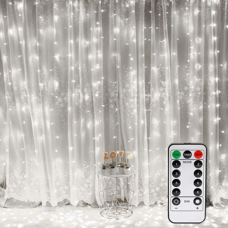 Guirlande lumineuse d'extérieur 300 LED 3m – Alimentation USB DC5V – Lumière chaude 3000K – IP65 – Décoration Noël, mariage, anniversaire (1/5)