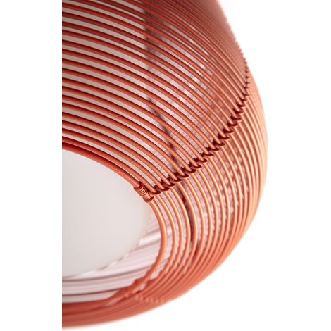 NARITA hängeleuchte mit baldachin orange
