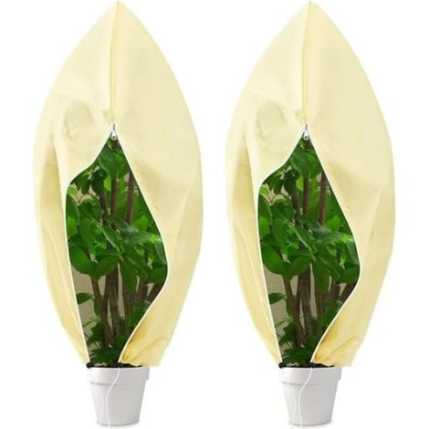 Winter plant cover, 2 pieces, protective winter plant bag, plant protection cover (120