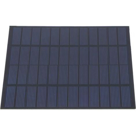 Jeffergarden Module de panneau solaire en silicium polycristallin 3W 12V pour chargeur de batterie projet scientifique bricolage (1/5)