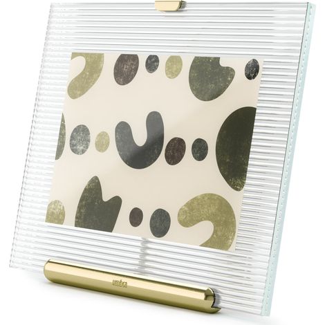 Cornice Portafoto Flute 5x7 (13-18 cm) Ottone Umbra (1/3)