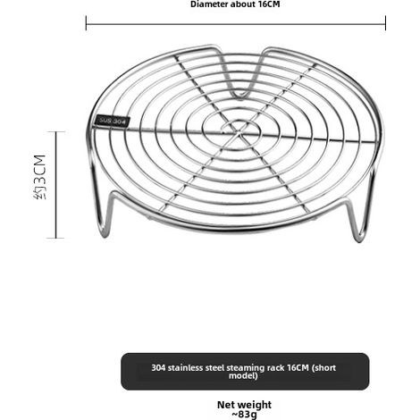 Plaque de cuisson vapeur en acier inoxydable 304, grille de cuisson, tiroir vapeur, cuiseur à riz électrique, support de cuisson vapeur pour la cuisson à la vapeur de morceaux, cuiseur vapeur domestiq (1/5)