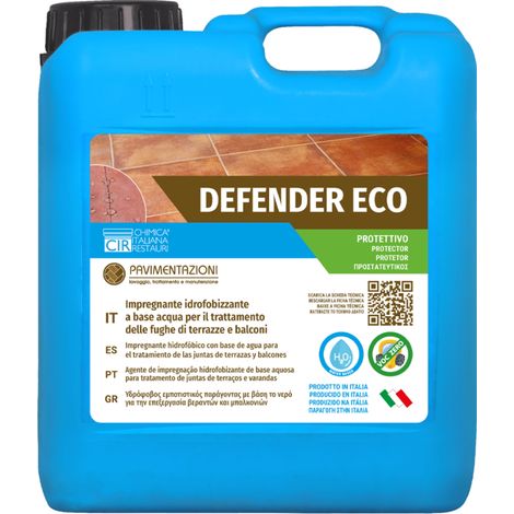 Impermeabilizzante protettivo ecologico fughe balconi terrazzi defender eco 5 lt (1/5)