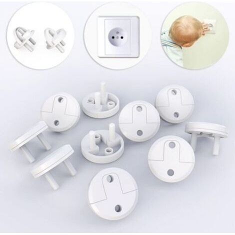[JAMAIS UTILISÉ] 20pcs Caches Prises Franaises Cache Prise Bébé Amovible [ Sans Clef Ni Adhésif ] Nouvelle Génération Originale Sécurité Domestique Et Puériculture Pour Protection Prise (1/4)