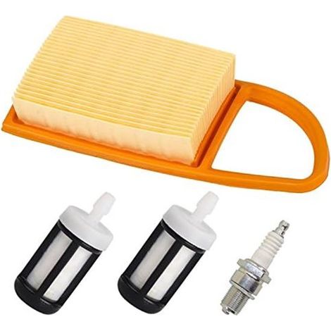 für Luftfilter mit Zündkerzen Kraftstofffilter für Stihl BR500 BR550 BR600 Rückentragbare Laubbläser. Ersetzt 4282 141 0300 4282 141 0300B (1 Stü (1/2)