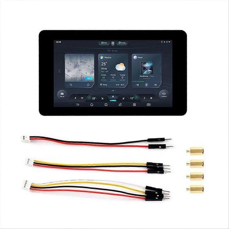 Carte ESP32-S3 Xtensa LX7, écran LCD tactile 7 pouces 800 × 480, Wi-Fi, BT5, CAN, RS485 (1/5)