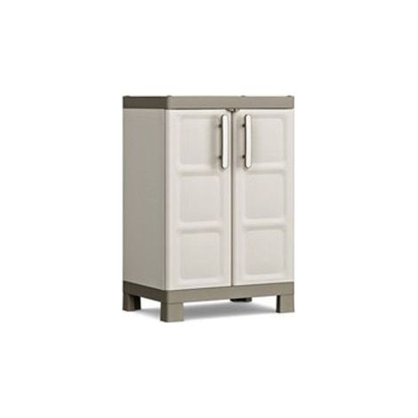 Mobile Armadio Basso a 2 Ante e 2 Ripiani Regolabili Excellence 97 x 65 x 45 cm
