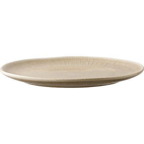 Piatto da cena Viola in gres beige ø27 cm — set da 4 (1/5)