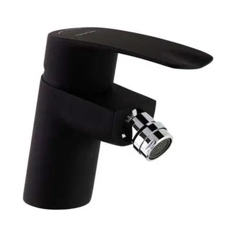 Nuovo miscelatore per bidet "fly" nero senza scarico.