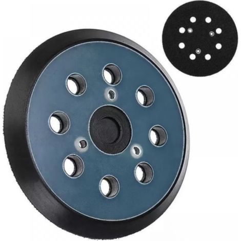 Disque Abrasif Velcro - 125 mm - 8 Trous - Pour Ponceuse Pneumatique - Lot de 2 (1/5)