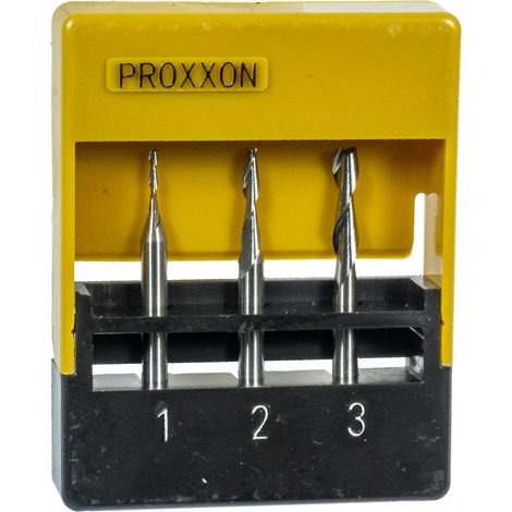 PROXXON Vollhartmetall-Schaftfräsersatz (3-teilig) - 27116 (1/3)
