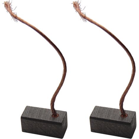 2x Trade-Shop Motorkohlen / Kohlebürsten / Schleifkohlen 6 x 6 x 12mm 12-24V für verschiedene KFZ-Motoren Rolltor Garagentor Antriebe Lichtmaschine (1/2)