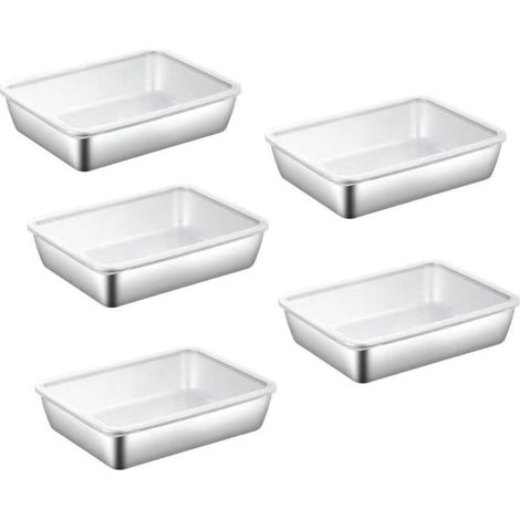 5-teiliges Set mit Vorratsdosen, Gefrierbehälter, Lebensmittelaufbewahrung, Aufbewahrungsbox für Lebensmittel, Lebensmittelbehälter, Aufbewahrungsbox für Lebensmittel
