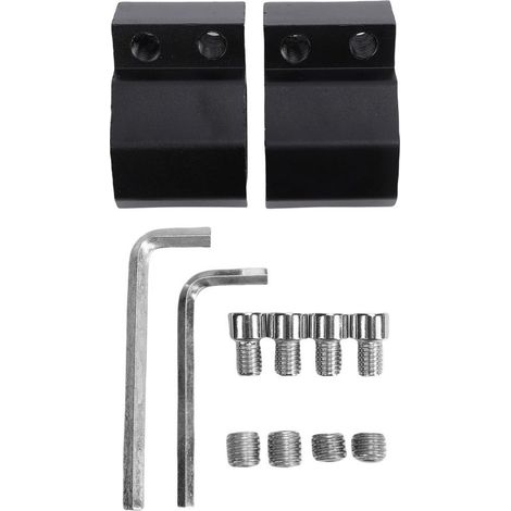 Clip d'angle pour rail de boîte à outils, trou fileté M8, pièce de rechange pour rail de boîte à outils Packout, noir (1/5)