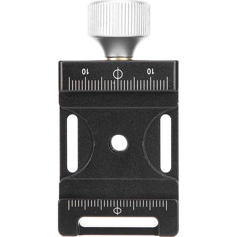 Accessoire de fixation rapide antidérapante en alliage d'aluminium 38Q avec trou de vis de 1/4 po (1/5)
