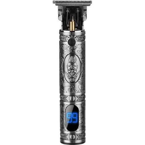Tondeuse à cheveux électrique JM-700AL - Gris - Affichage LCD - Rechargeable USB - Autonomie 300 min-Ywey (1/5)