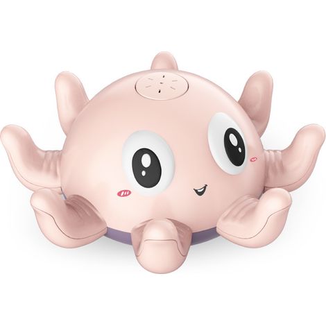 Jouet de bain pieuvre avec pulvérisation automatique à induction, LED lumineux pour bébé, cadeau pour enfants de 1 à 4 ans (1/5)